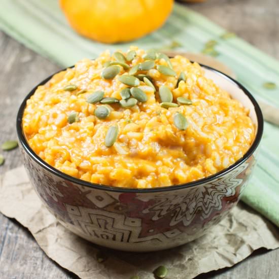 Pumpkin Risotto - Recipe photo by Watch Learn Eat