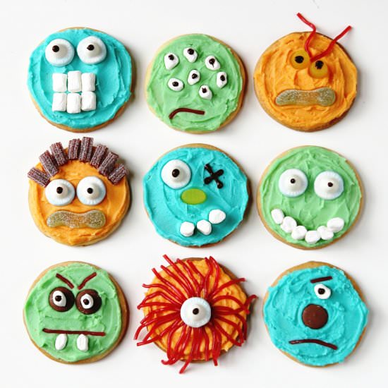 Halloween Monster Cookies - Recipe photo by gathering beauty