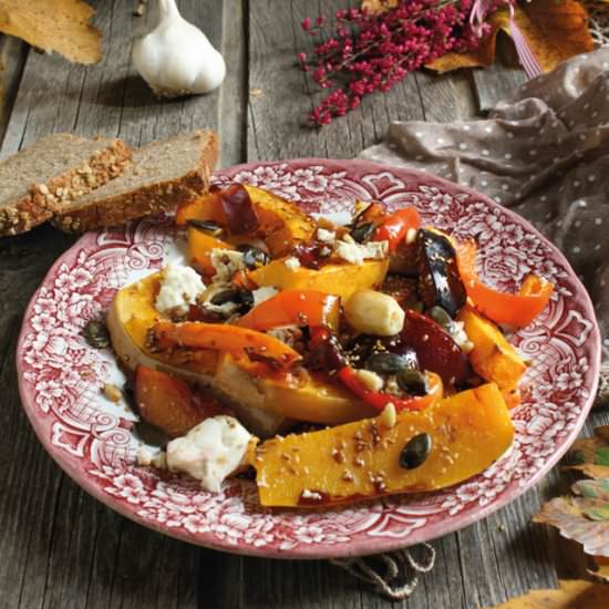 Butternut Squash Salad with Feta - Recipe photo by myblueberrybasket