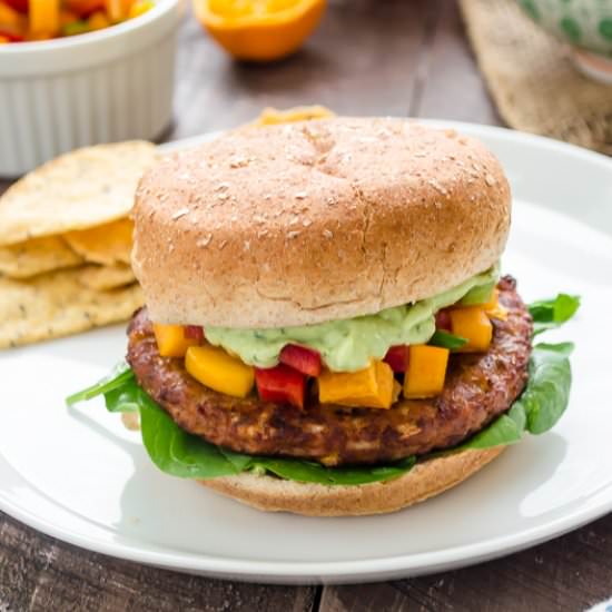 Spicy Black Bean Veggie Burgers - Recipe photo by flavorthemoments