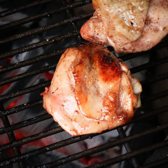 Captain Morgan Rum Chicken - Recipe photo by BBQ Bastard