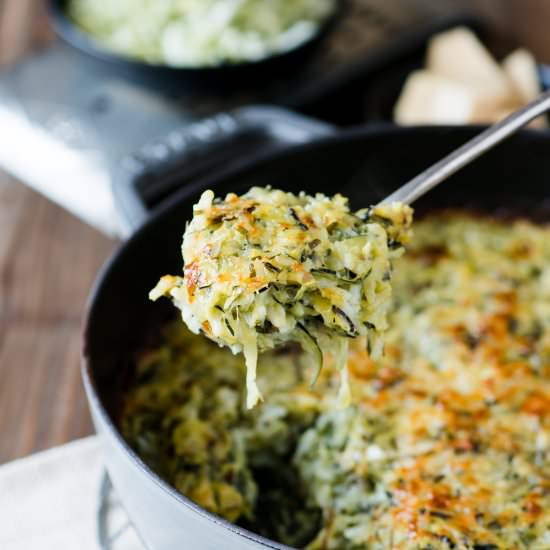 Zucchini & Wild Rice Gratin - Recipe photo by theadventuresofbobandshan