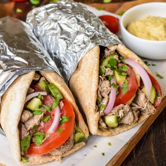 Slow Cooker Chicken Shawarma - Recipe photo by wellplated