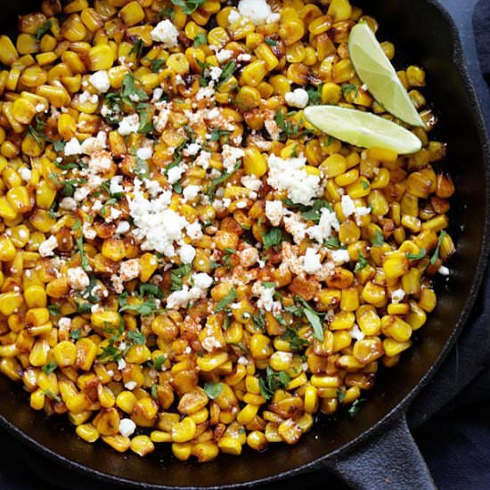 Skillet Chili Lime Corn - Recipe photo by rasamalaysia
