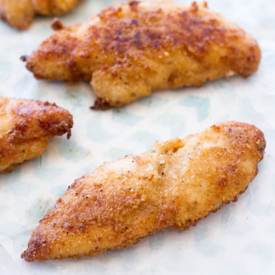 Chicken Caesar Tenders - Recipe photo by a latte food