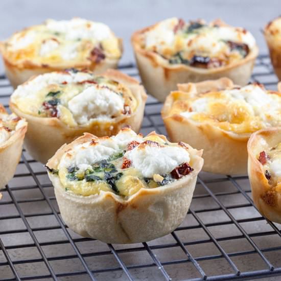 Mini Quiches - Recipe photo by ohmydish