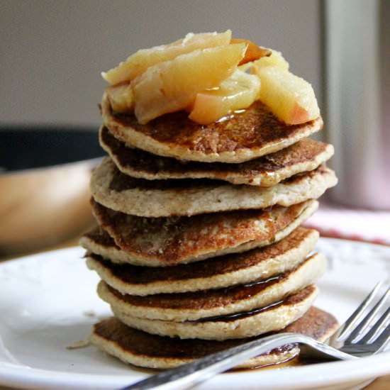 Apple and Oat Pancakes - Recipe photo by emmaslittlekitchen