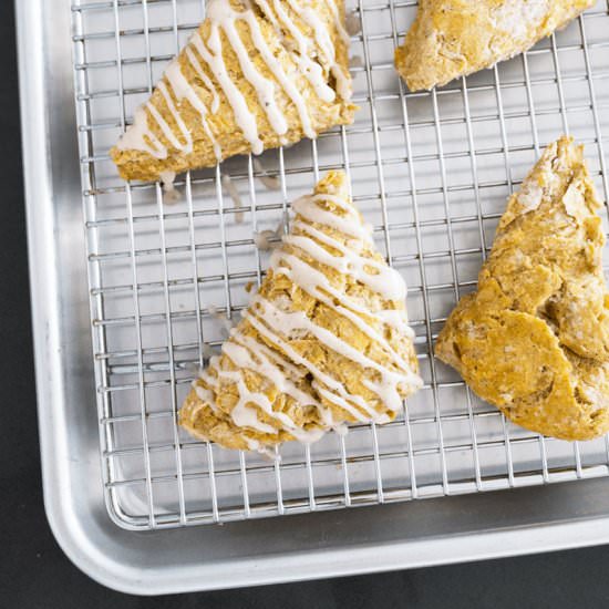 Pumpkin Chai Scones - Recipe photo by ohhowcivilized