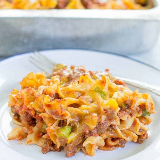 Reunion Sausage Casserole - Recipe photo by culinaryhill