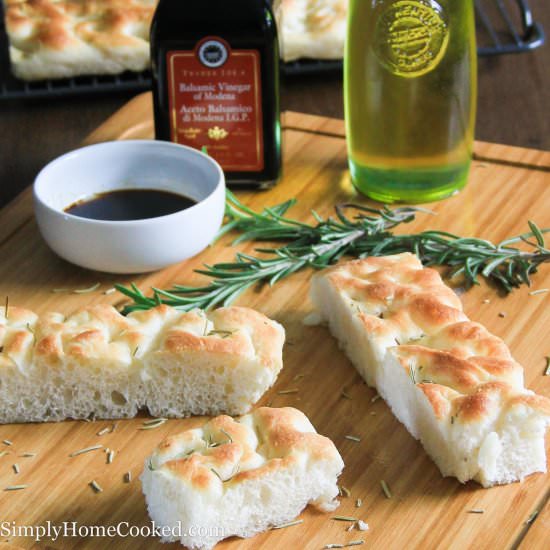 Focaccia Bread - Recipe photo by simplyhomecooked