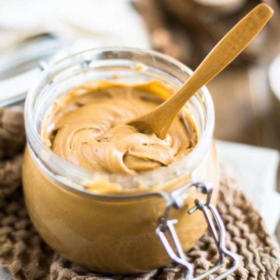 Honey Roasted Cashew Butter - Recipe photo by The Healthy Foodie