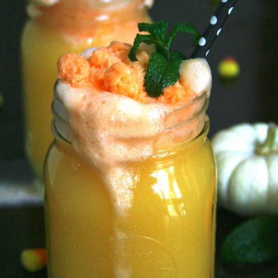 Orange Sherbet Floats - Recipe photo by strawmarysmith