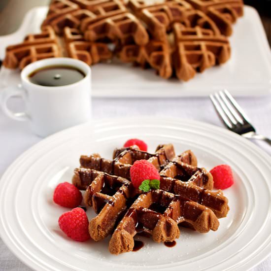 Buckwheat Waffles - Recipe photo by Beets and Bones blog