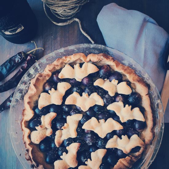 Chili Grape Linzer Torte - Recipe photo by Gourmet Project