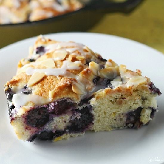 Buttermilk Blueberry Breakfast Cake - Recipe photo by Sprinkles and Sauce