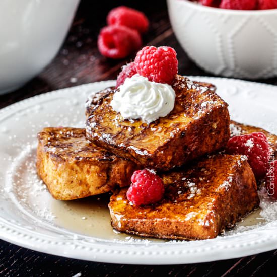 Pumpkin AngelFood Cake French Toast - Recipe photo by carlsbadcravings