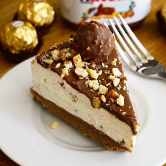 Ferrero Rocher Cheesecake - Recipe photo by whatjessicabakednext