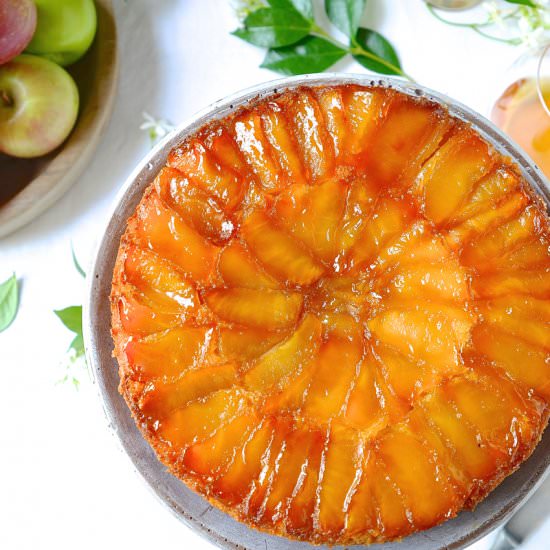 Cognac Apple Cake - Recipe photo by Bibbyskitchenat36