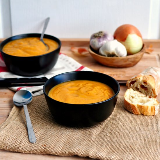Silky Sweet Potato Soup - Recipe photo by mysecondbreakfast