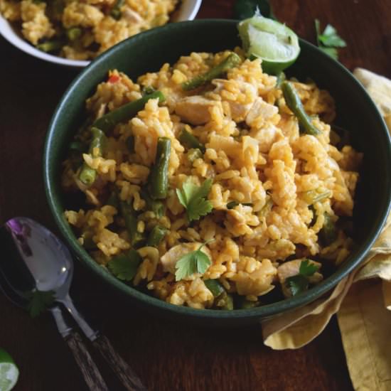 Thai Chicken Risotto - Recipe photo by FoodPrepSundays