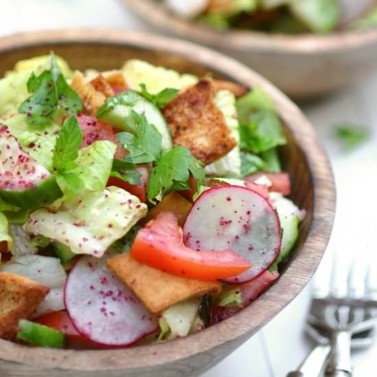 Fattoush - Recipe photo by landsandflavors