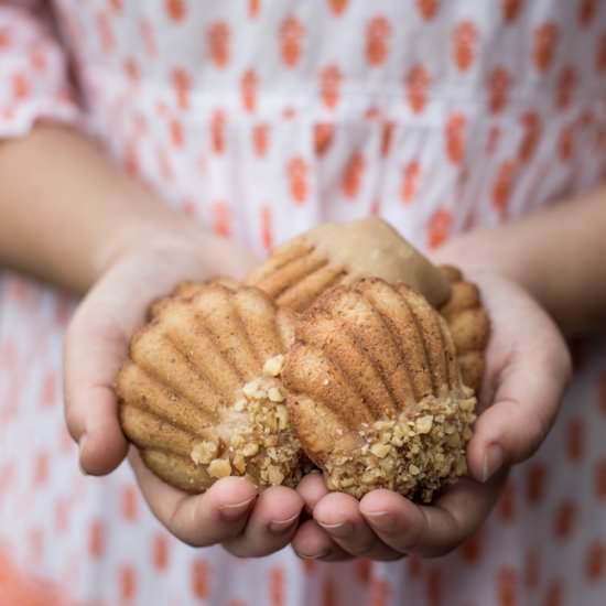 Walnut Brown Butter Madeleines - Recipe photo by simmerandboyle