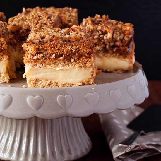 Snickers layer cake - Recipe photo by wwwilovebakepl