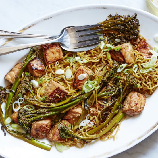 Stir Fried Salmon Noodles - Recipe photo by Marley Spoon