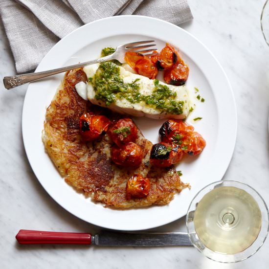 Broiled Hake and Rosti - Recipe photo by Marley Spoon
