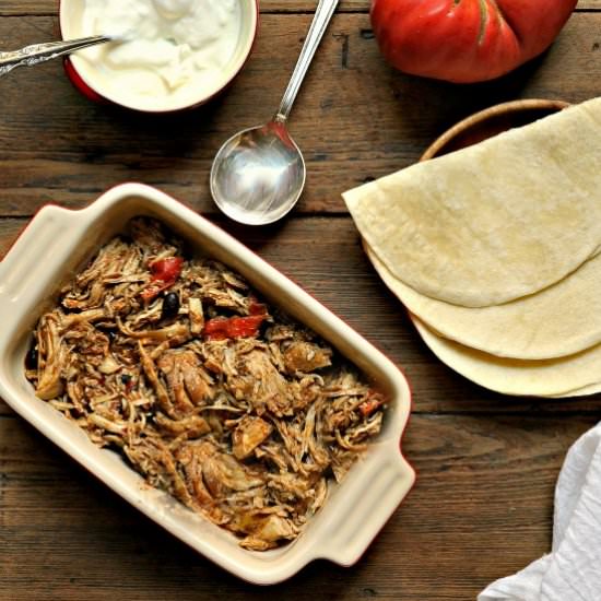 Crockpot Chicken Fajitas - Recipe photo by loavesanddishes