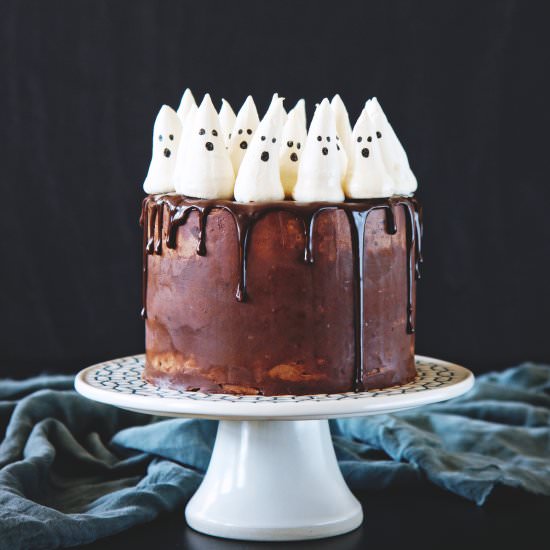 Spooky Pumpkin Cake - Recipe photo by Rachelsally