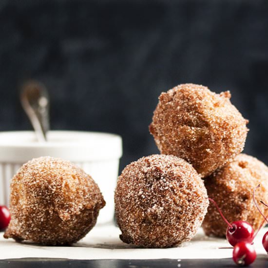 Cinnamon Sugar Apple Fritters - Recipe photo by justalittlebitofbacon
