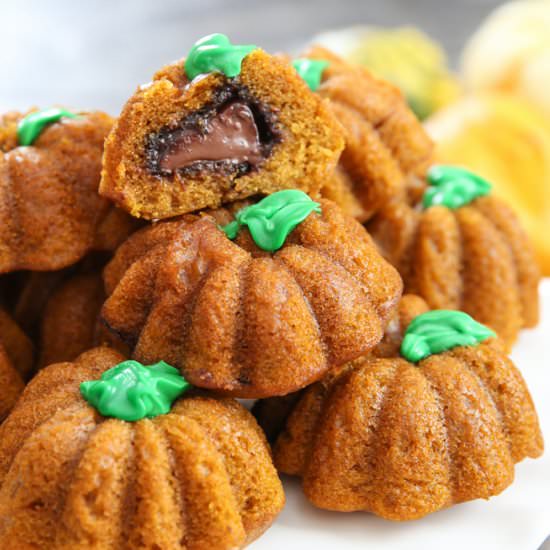 Pumpkin Nutella Cakes - Recipe photo by kirbie