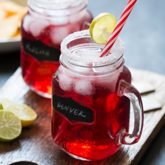Cranberry Ginger Holiday Cocktail - Recipe photo by myfoodstory