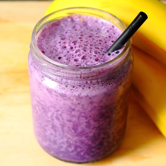 Blueberry & Oats Smoothie - Recipe photo by nutrilics