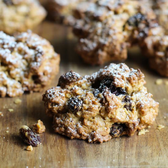 Gluten Free Oat and Fruit Rock Cake - Recipe photo by Snacktothefuture