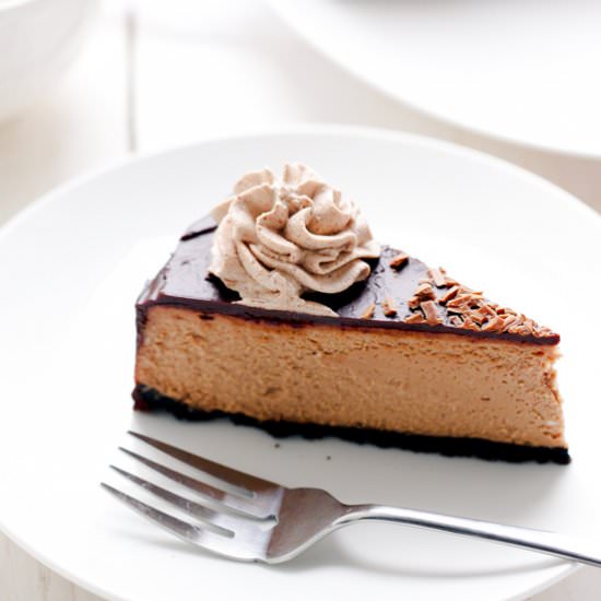 Triple Chocolate Cheesecake - Recipe photo by lslfunblog