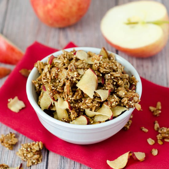 Apple Quinoa Granola - Recipe photo by freshaprilflours
