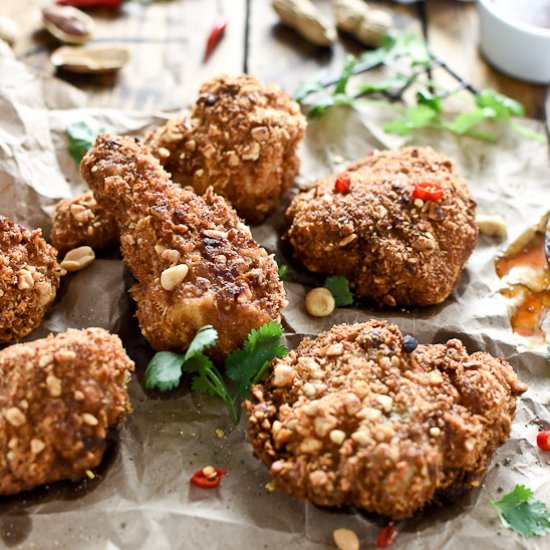 Coconut Oil Fried Peanut Chicken - Recipe photo by The Endless Meal