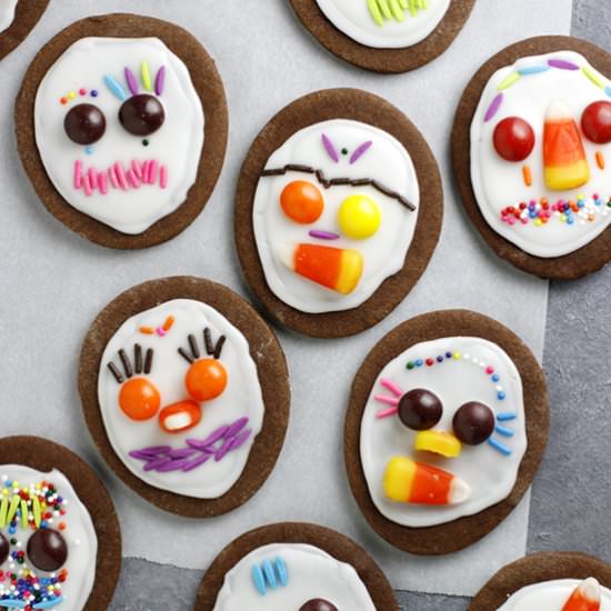Day of the Dead Cookies - Recipe photo by girlversusdough