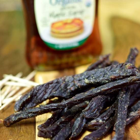 Pure Maple Syrup Jerky - Recipe photo by Jerkyholic