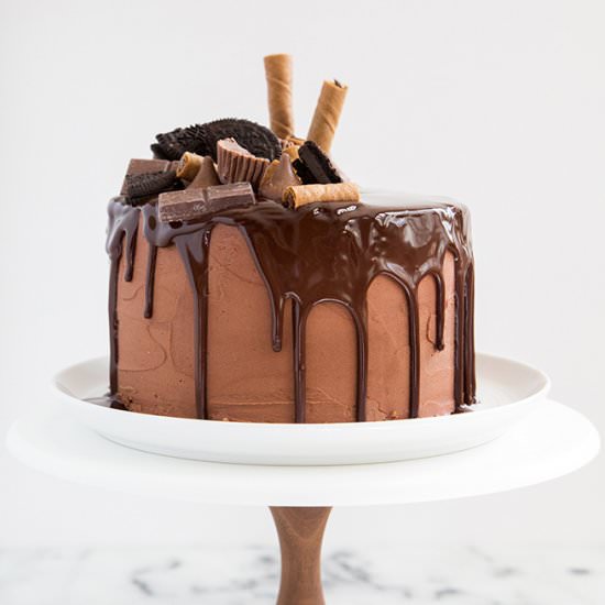 Death by Chocolate Cake - Recipe photo by the little epicurean