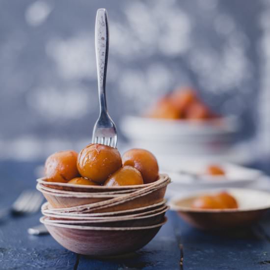 Gulab Jamuns With Sweet Potatoes - Recipe photo by PlayfulCooking
