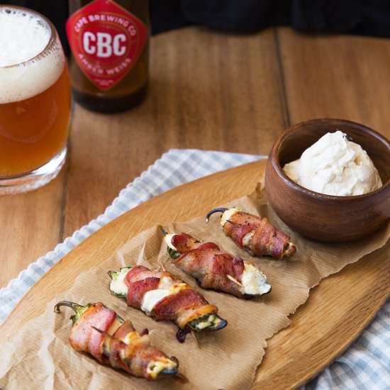 Bacon and cream cheese Jalapeños - Recipe photo by Melissa Delport