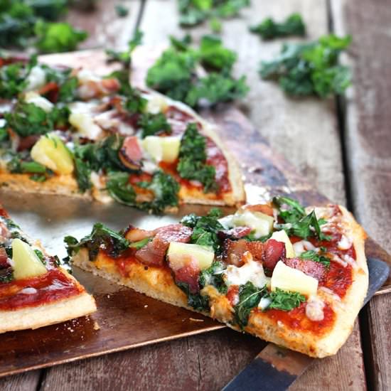 Canadian Bacon Pineapple Pizza - Recipe photo by EatInEatOut Magazine
