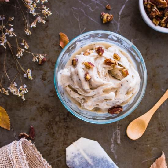 4 Ingredient Chai Latte Ice Cream - Recipe photo by plantcrush