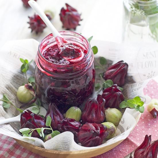 Rosella Jam - Recipe photo by Beanpanda