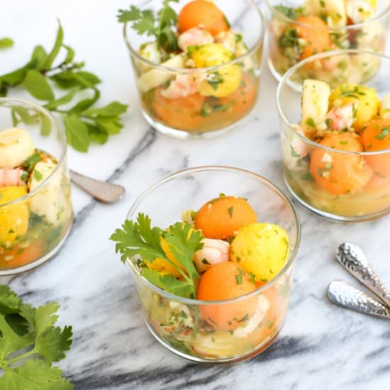 Tropical Shrimp Salad - Recipe photo by afarmgirlsdabbles
