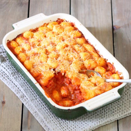 Sausage & Gnocchi Casserole - Recipe photo by sliceofkitchenlife