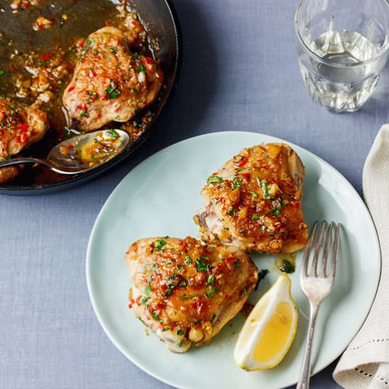 Kapow Chicken - Recipe photo by aforkandapencil